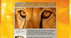 Desktop Screenshot of guepard.info