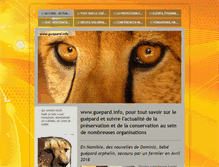 Tablet Screenshot of guepard.info